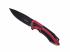 Couteau pliant HERBERTZ Alu rouge/noir 44164