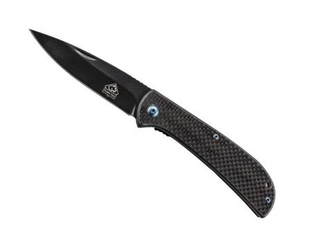 Couteau pliant PUMA-TEC Carbone/inox noir