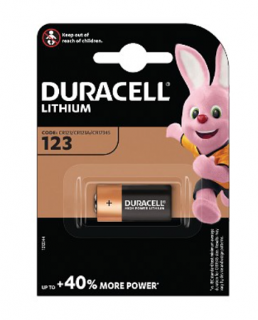 Pile DURACELL CR123(A) 3V