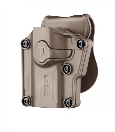 Holster CYTAC Mega-Fit G2 Universel FDE Gaucher