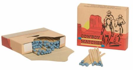 Lot de 5 boites de 100 allumettes MIL-TEC Cowboy
