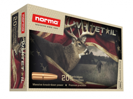 Boite de 20 cartouches NORMA Whitetail .300 Win Mag 9.7g / 150gr 