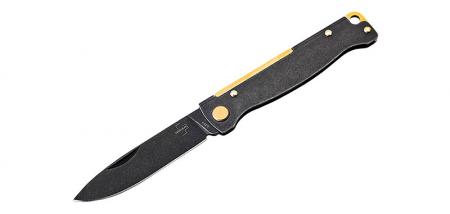 Couteau pliant BOKER+ Atlas Black Stonewash Copper