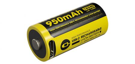 Piles rechargeables USB-C NITECORE NL169R (CR123A) 9500mAh