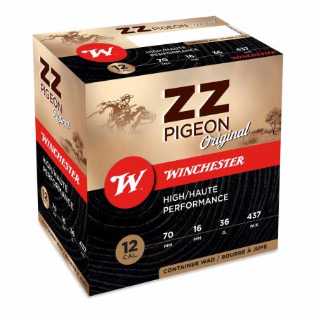 Boite de 25 cartouches WINCHESTER ZZ Pigeon HP 36g Cal. 12/70