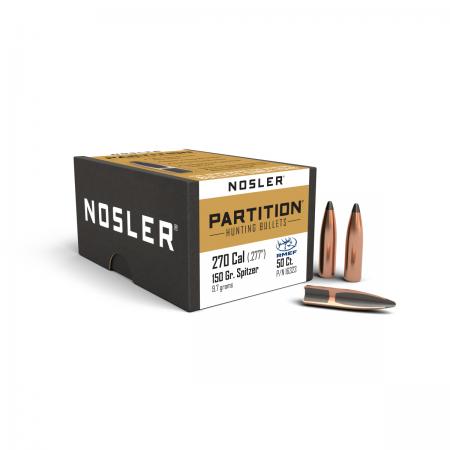 50 ogives Nosler Partition cal. 270 (.277) 150 gr / 9,7 g