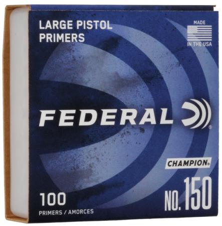 100 amorces FEDERAL large pistol