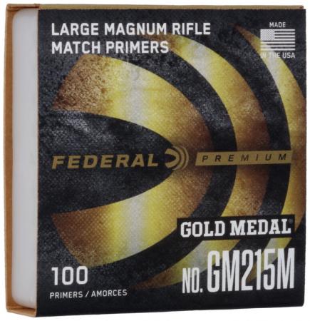 100 amorces FEDERAL large magnum  rifle match