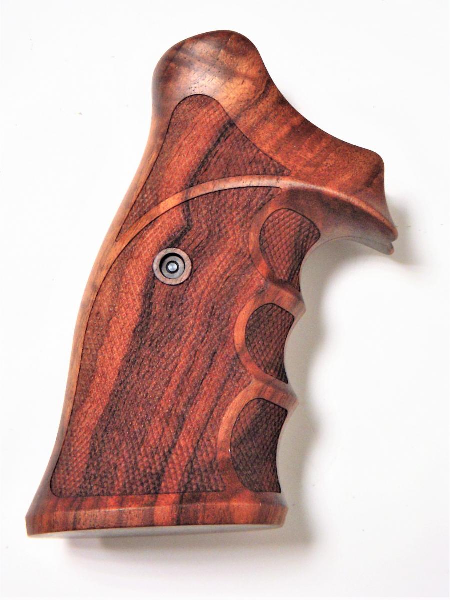 Poignée  COMBAT  ambidextre en bois pour revolver Smith & Wesson  N SB SW026PHG8