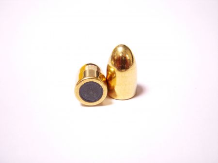 500 ogives 9mm (.355) FMJ blindées 123 gr / 7,97 g 