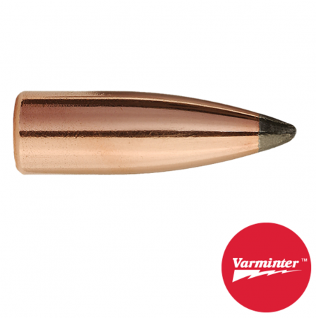 Boite de 100 ogives SIERRA Varminter .22 (.224) SPT 55gr / 3,56g 