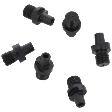 Set de 6 cheminées PIETTA bronzées