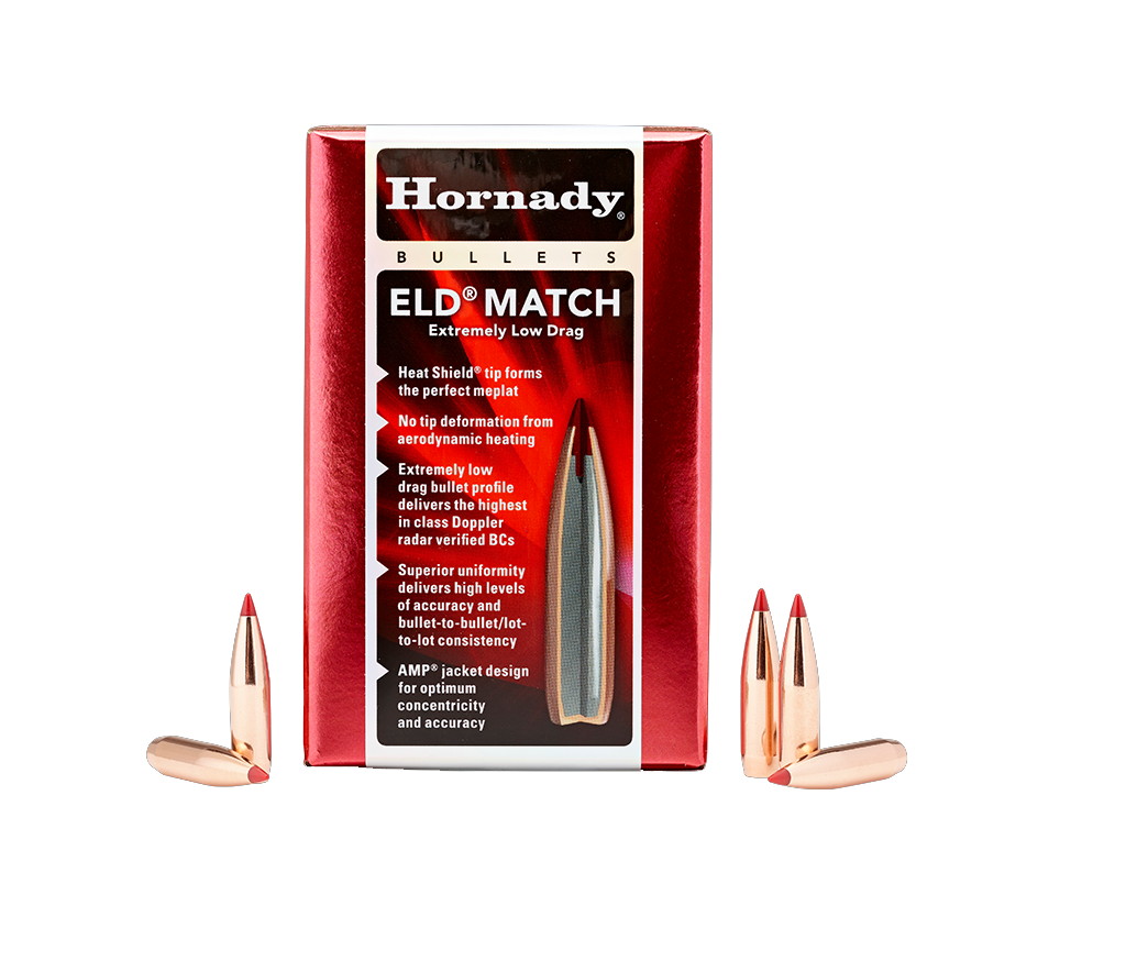 100 ogives Hornady ELD Match calibre 30 (.308) 155 gr / 10 g