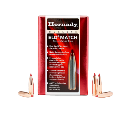 100 ogives Hornady ELD Match calibre 30 (.308) 155 gr / 10 g