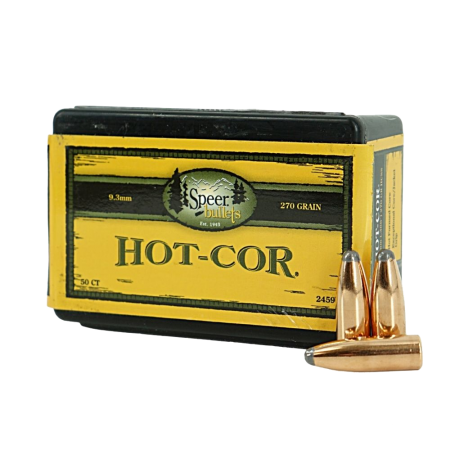 50 ogives Speer Hot-Cor calibre 9.3 (.366) 270 gr / 17,50 g 