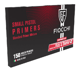 150 amorces FIOCCHI small pistol boxer