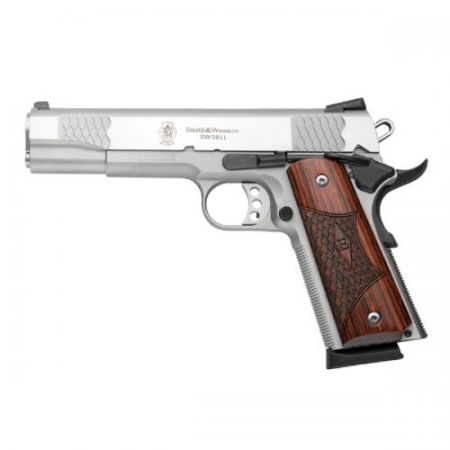 Pistolet semi automatique S&W 1911 E-SERIE inox Cal 45 ACP 