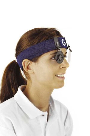 Bandeau GEHMANN avec diaphragme iris réglable et écran cache oeil G397