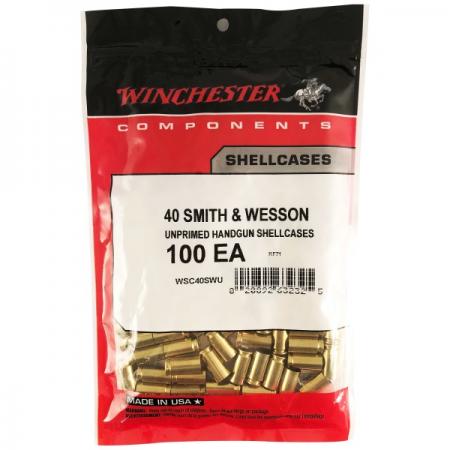 100 étuis vides WINCHESTER Cal. 40S&W