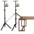 Support carabine 3 positions réglable avec repose boite GEHMANN 263 2054