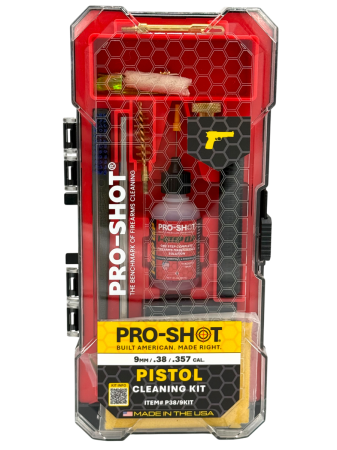 Kit de nettoyage Pro-Shot P38/9KIT 9 mm / .38 / .357 Mag