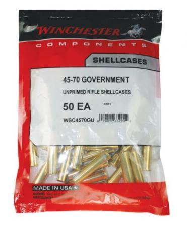 50 étuis vides WINCHESTER Cal. 45-70 Gvt