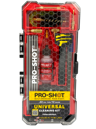 Kit de nettoyage Pro-Shot PSUVKIT universel .22 cal à calibre 12