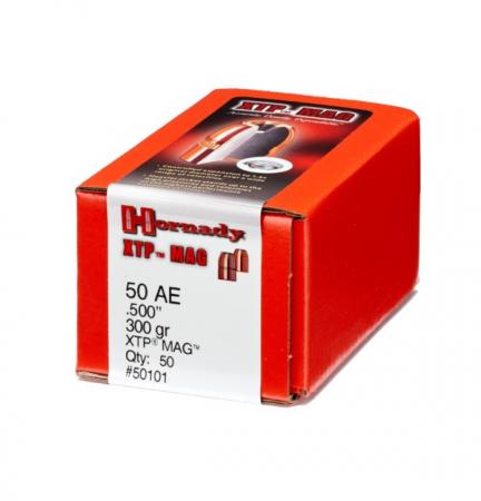 50 ogives HORNADY cal 500 XTP HP 300 gr / 19,44 g