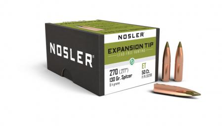 50 ogives Nosler Expansion Tip cal. 270 (.277) 130 gr / 8,4 g