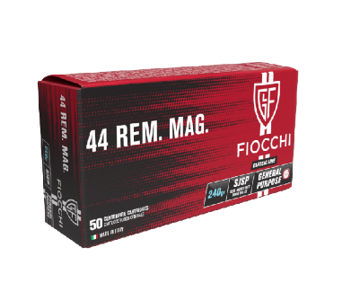 Boite de 50 cartouches FIOCCHI .44Mag JSP 240gr / 15,55g