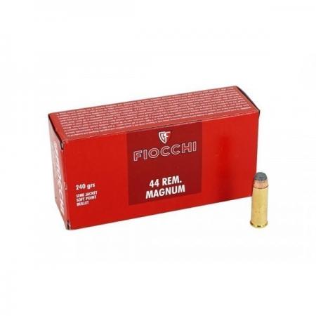 Boite de 50 cartouches FIOCCHI .44Mag JSP 240gr / 15,55g