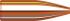 100 ogives Hornady calibre 22 (.224) 53 gr / 3,45 g Hollow Point Match #2250 31342
