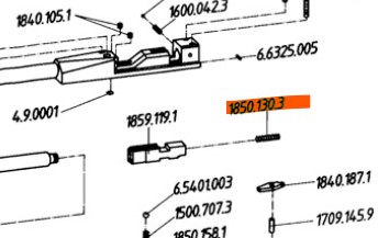 Ressort pour FEIN 100 F1850.130.3