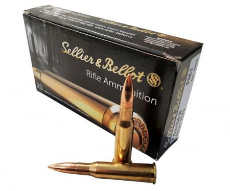 Cartouches Sellier & Bellot 7,62x54R FMJ 180 gr / 11,7 g - x20