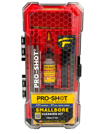 Kit de nettoyage Pro-Shot .177 / 4.5 mm pour carabine et pistolet