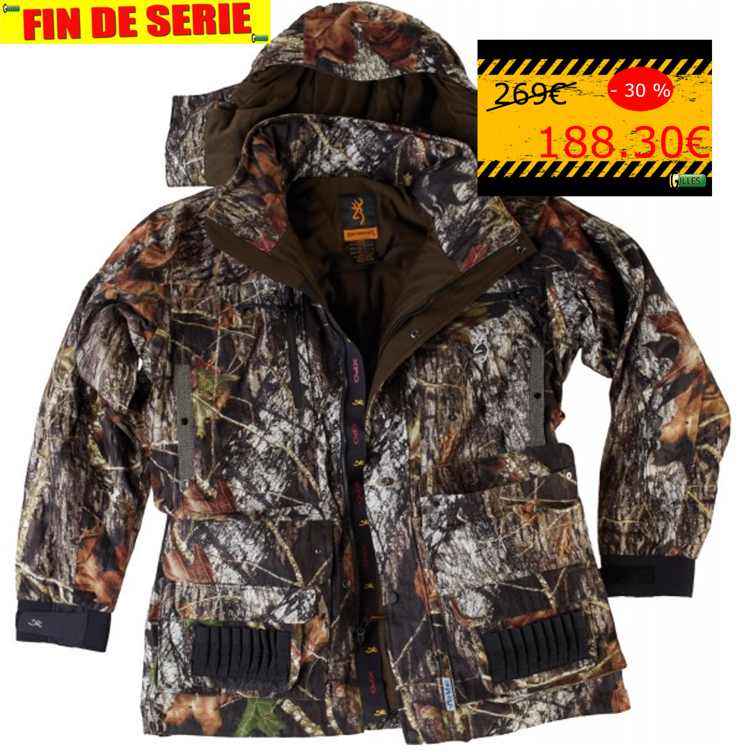 Veste de chasse BROWNING XPO VERTE Taille XXL