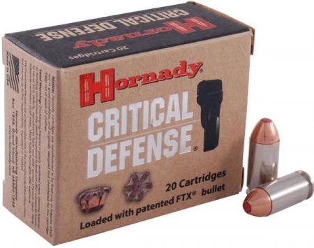 Boite de 20 cartouches HORNADY .40S&W FTX 165gr / 10,69g