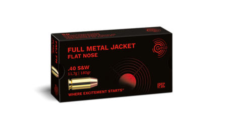 Boite de 50 cartouches GECO .40S&W FMJ 180gr / 11,7g