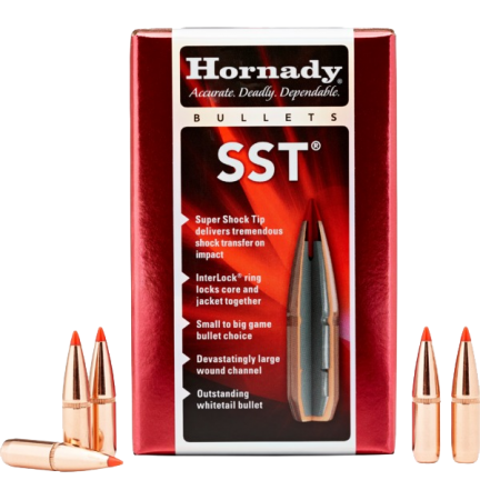 100 ogives Hornady Super Shock Tip calibre 7 mm (.284) 154 gr / 9,97 g