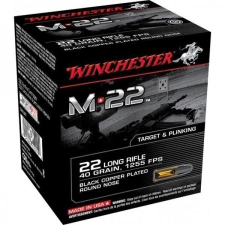 Boite de 400 cartouches 22LR M22 40 gr / 2,59 g