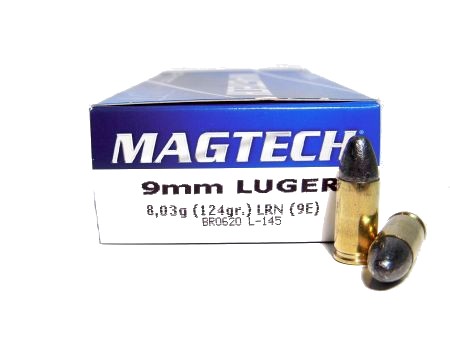 Boite de 50 cartouches MAGTECH 9x19 LRN 124gr / 8g