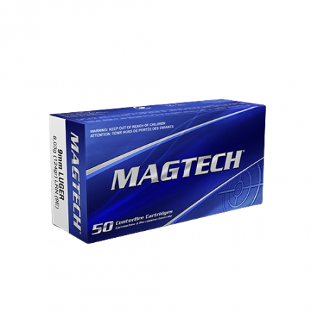 Boite de 50 cartouches MAGTECH 9x19 LRN 124gr / 8g