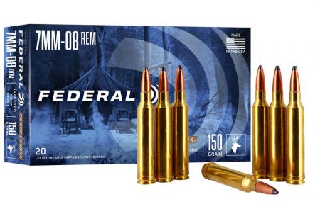 Cartouches Federal Power Shok 7mm-08 Rem SP 150 gr / 9,72 g