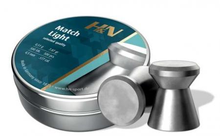 Boite de 500 plombs H&N SPORT Match Light 4,49mm 0,51g