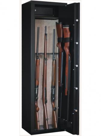 Armoire forte INFAC SENTINEL 10 armes avec lunette + coffre intérieur
