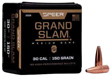 50 ogives Speer Grand Slam calibre 30 (.308) 150 gr / 9,72 g Soft Point