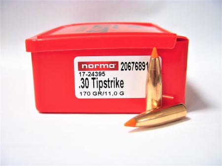 100 ogives Norma Tipstrike calibre 30 (.308) 170 gr / 11 g