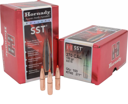 100 ogives Hornady Super Shock Tip calibre 270 Winchester (.277) 150 gr / 9,72 g