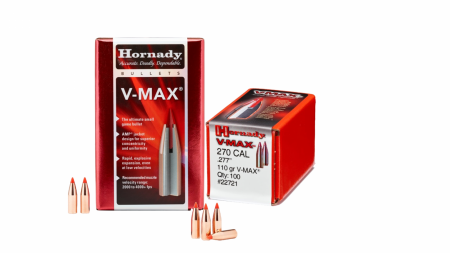 100 ogives Hornady V-Max calibre 270 (.277) 110 gr / 7,12 g