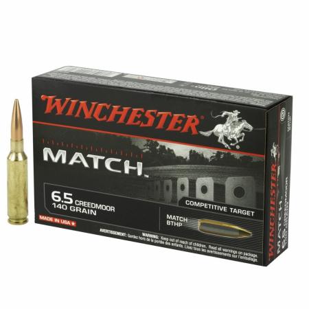 Boite de 20 cartouches WINCHESTER Match 6.5Creedmoor HPBT 140gr / 9,07g